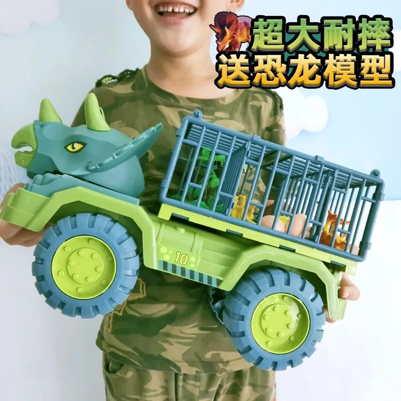 Big Dinosaur Car Truck Telur Dinosaur Set Jurassic Toys