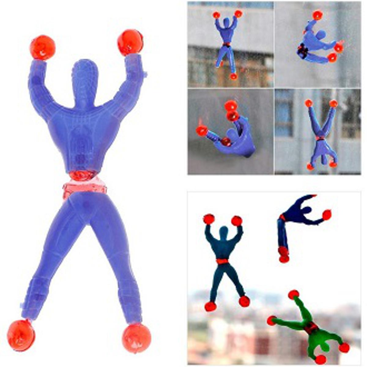 Pack of 20 sticky spiderman climbing wall toy