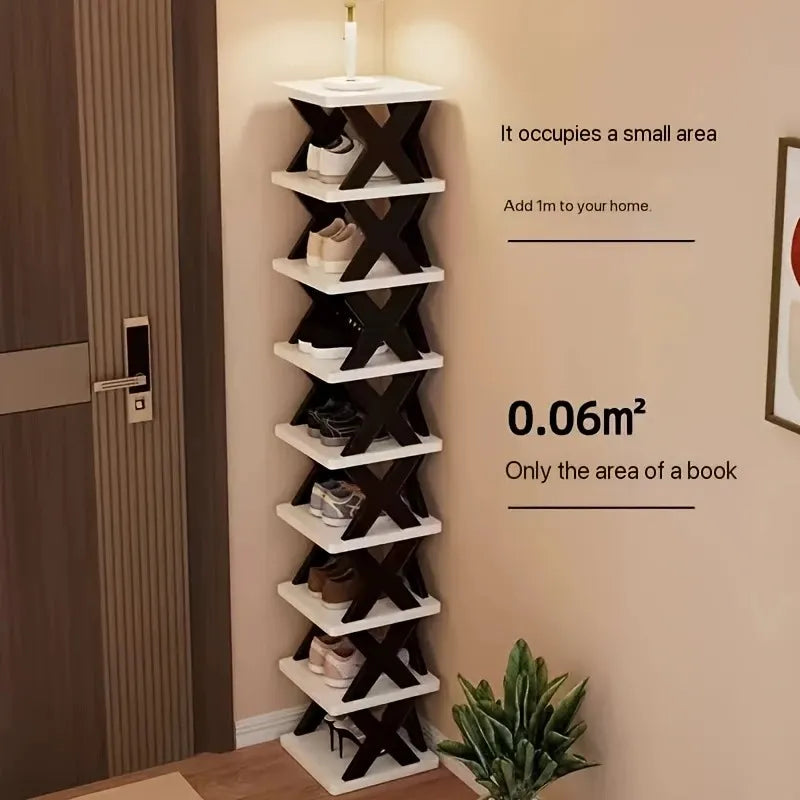 COMFORT ZOON Space-Saving Folding Shoe Rack