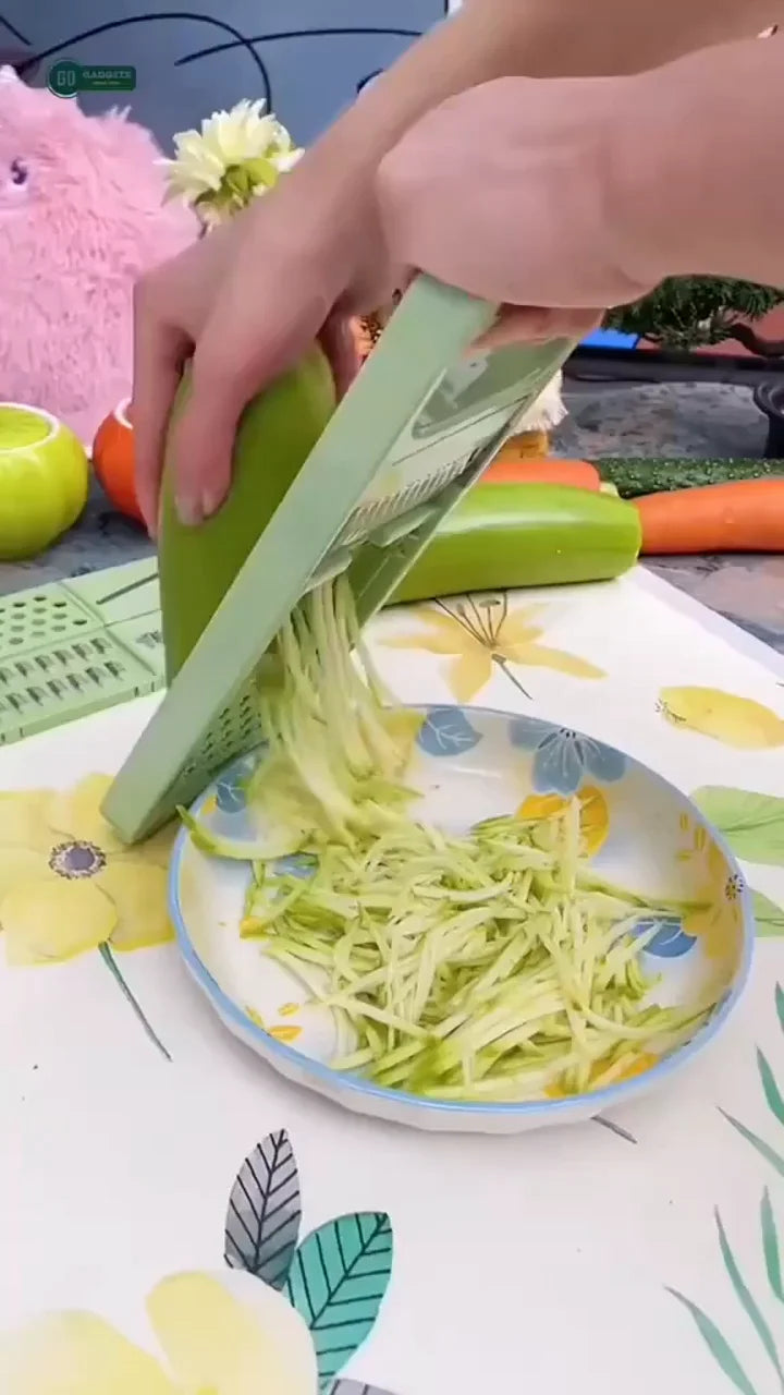 Stainless steel 5 in 1 vegetable cutter