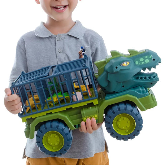 Big Dinosaur Car Truck Telur Dinosaur Set Jurassic Toys
