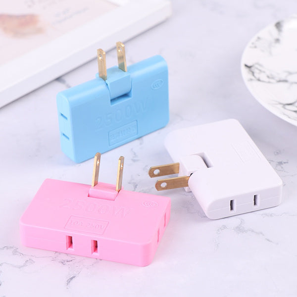 1 Piece Of Rotatable Socket Converter One In Three