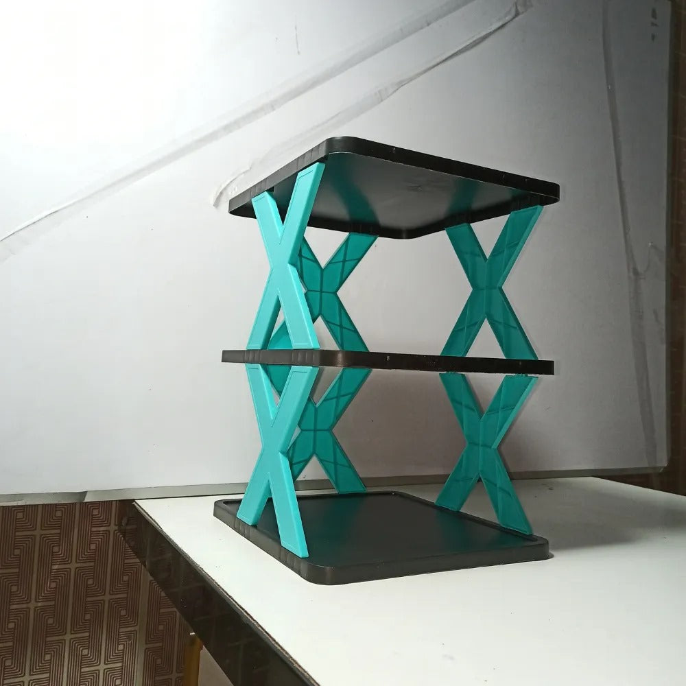 COMFORT ZOON Space-Saving Folding Shoe Rack