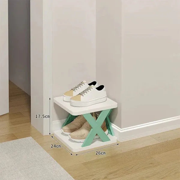 COMFORT ZOON Space-Saving Folding Shoe Rack